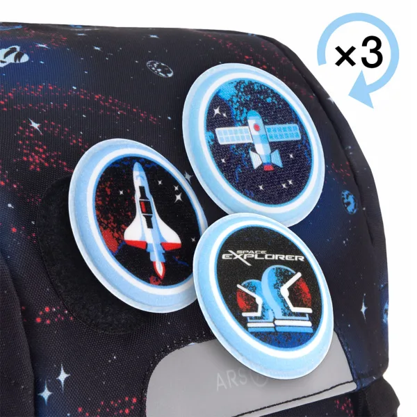 Ars Una: Space Explorer Easy-Pack školska torba, ruksak 27x38x18 cm slika 6