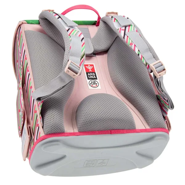 Ars Una: Think Pink kompaktna ergonomska školska torba s magnetskim zatvaračem, ruksak 33x41x24 cm slika 3