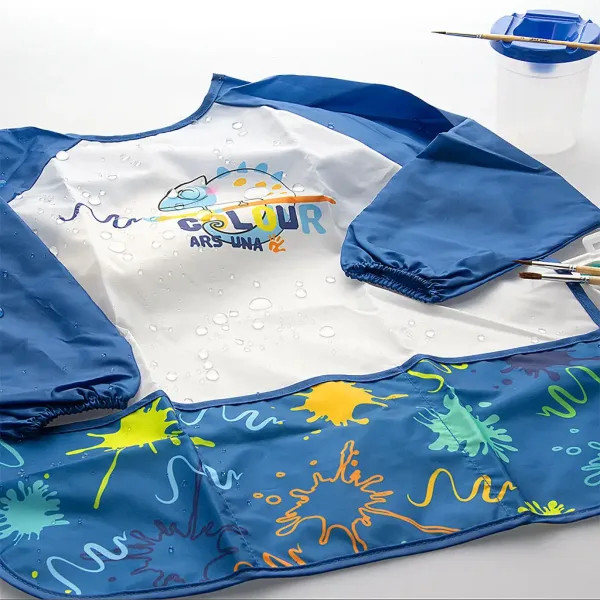 Ars Una: Vodootporna pregača za slikanje s dugim rukavima - Blue Splash slika 3