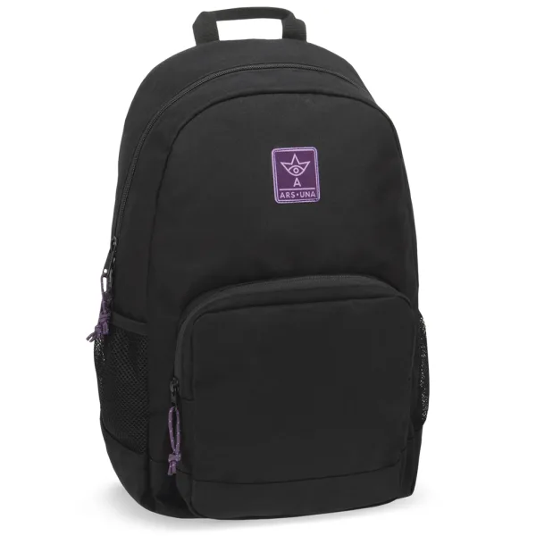 Ars Una: djevojački crno-ljubičasti Cordura školski ruksak AU-14 32x51x25cm slika 1