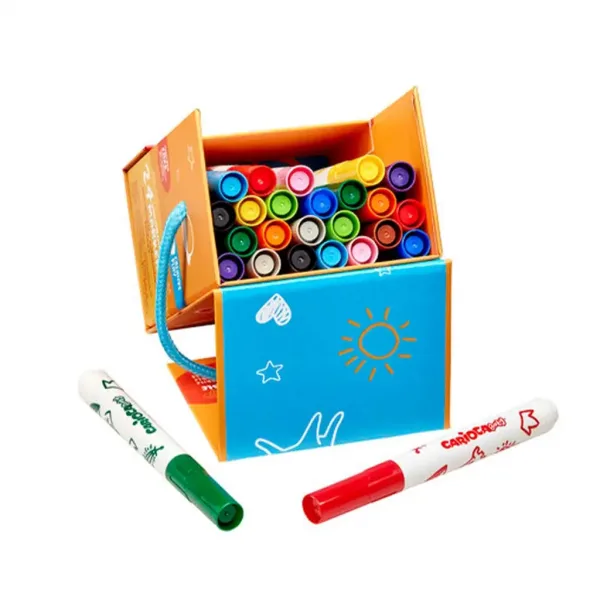 Baby 24-dijelni set perivih flomastera - Carioca slika 2