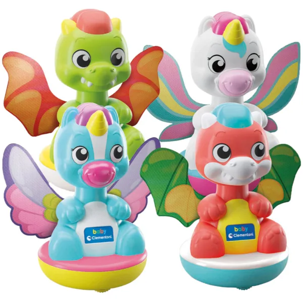 Baby Spin & Dream jednorog i zmaj dječja igračka 1 kom - Clementoni slika 2