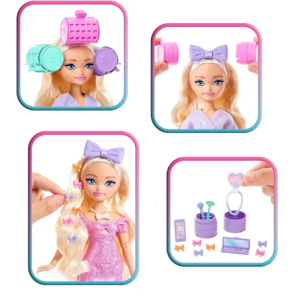 Barbie Dream Besties Frizerka Malibu lutka - Mattel slika 3