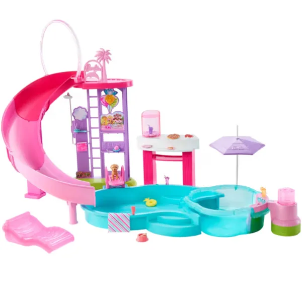 Barbie: Dream Pool set za zabavu na bazenu - Mattel slika 2