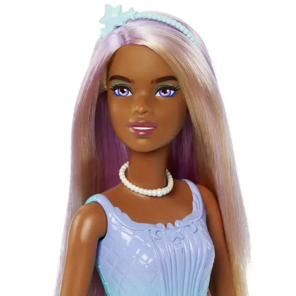 Barbie Dreamtopia: Princeza lutka u plavo-ljubičastoj haljini s leptirima - Mattel slika 3