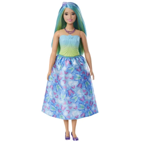 Barbie Dreamtopia: Princeza lutka u plavoj haljini s leptirima - Mattel slika 2