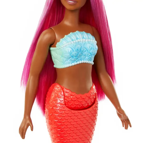 Barbie Dreamtopia: Sirena lutka s ružičastom kosom i koraljno obojenom repom - Mattel slika 4