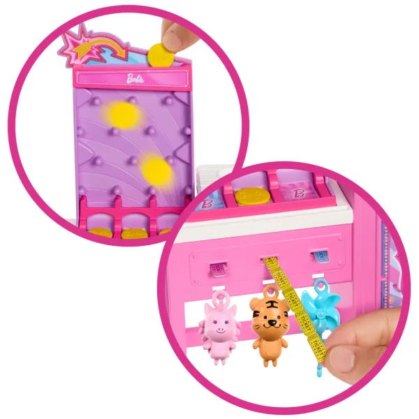 Barbie Mysteries: Detektivke na plaži - Set za igru s kućicom za šećernu vunu i lutkom - Mattel slika 4