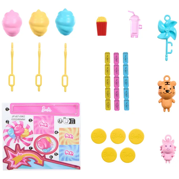 Barbie Mysteries: Detektivke na plaži - Set za igru s kućicom za šećernu vunu i lutkom - Mattel slika 5
