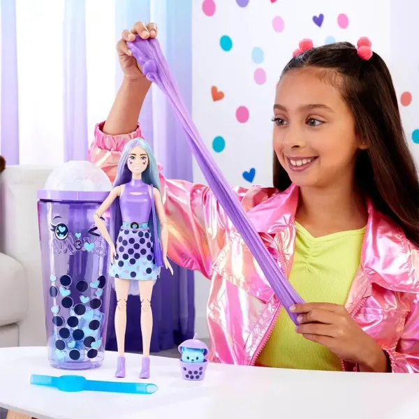 Barbie: Slime Reveal Bubi party Lila lutka - Mattel slika 2