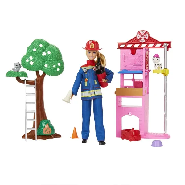 Barbie: Vatrogasna postaja set za igru - Mattel slika 7