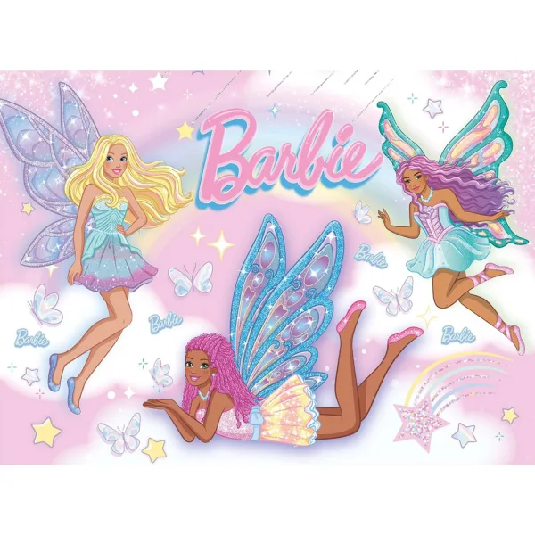 Barbie vilinske prijateljice 48-dijelni Eco mini puzzle 35x25 cm - Lisciani slika 2