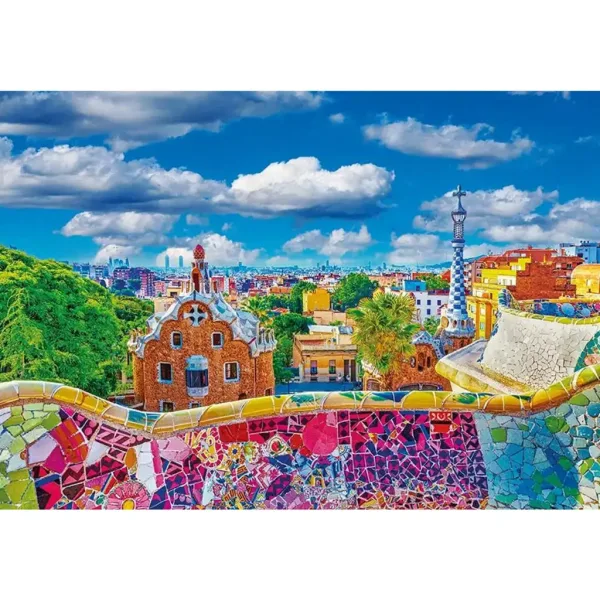 Barcelona - Park Güell, puzzle od 1000 komada - Clementoni slika 2