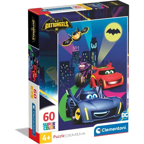 Batwheels 60-dijelni Supercolor puzzle - Clementoni slika 1