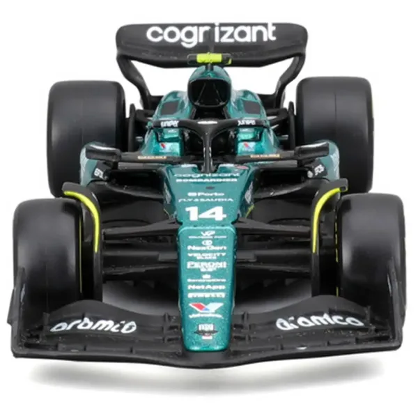 Bburago: Aston Martin AMR23 F1 trkaći automobil metalni model 1/43 (Fernando Alonso #14) slika 3