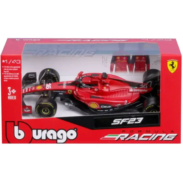 Bburago: Ferrari SF23 F1 trkaći automobil metalni model 1/43 (Charles Leclerc #16) slika 4