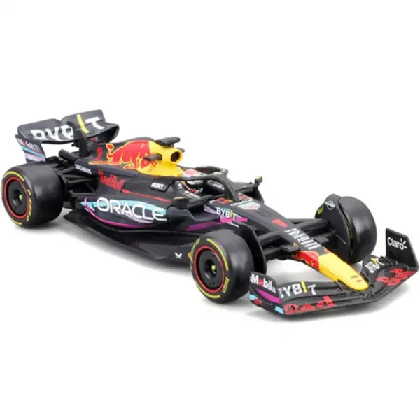 Bburago: Red Bull RB19 F1 trkaći automobil metalni model 1/43 (Max Verstappen #1, Miami GP posebna edicija, s kacigom) slika 2