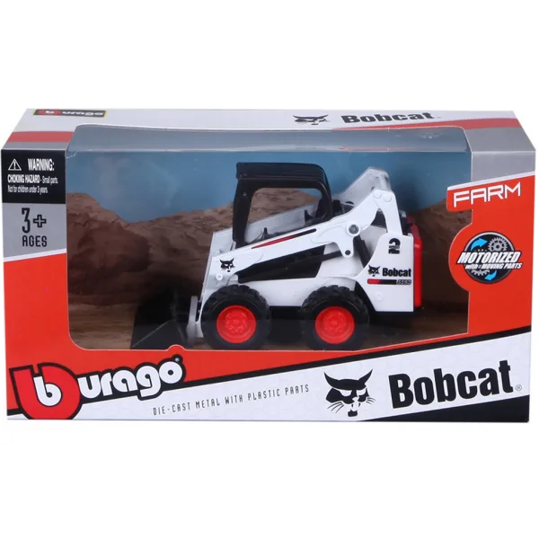 Bburago: s Bobcat bagerom - 10 cm slika 2