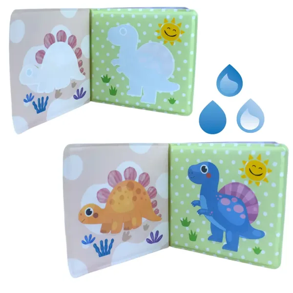 Bebe Knjiga: Dinosauri meka knjiga za kupanje 14x13cm slika 3