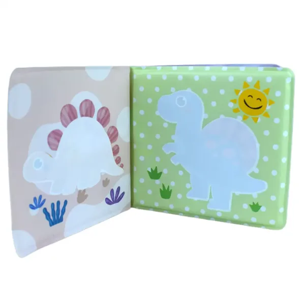Bebe Knjiga: Dinosauri meka knjiga za kupanje 14x13cm slika 4