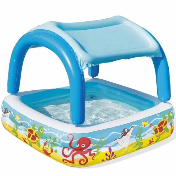 Bestway: Beach Buddy™ bazen za kupanje s nadstrešnicom za sunce 140 x 140 x 114 cm slika 3