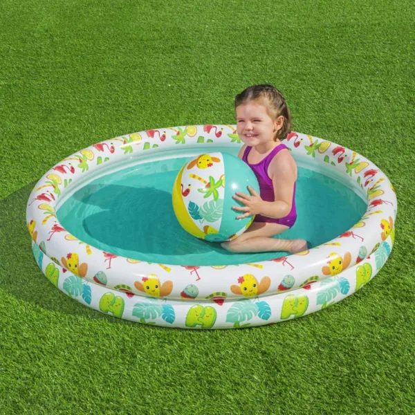 Bestway: Beachtastic napuhavajući dječji bazen 3 u 1 set Ø 122 x 20 cm slika 2