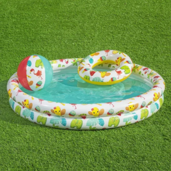 Bestway: Beachtastic napuhavajući dječji bazen 3 u 1 set Ø 122 x 20 cm slika 3