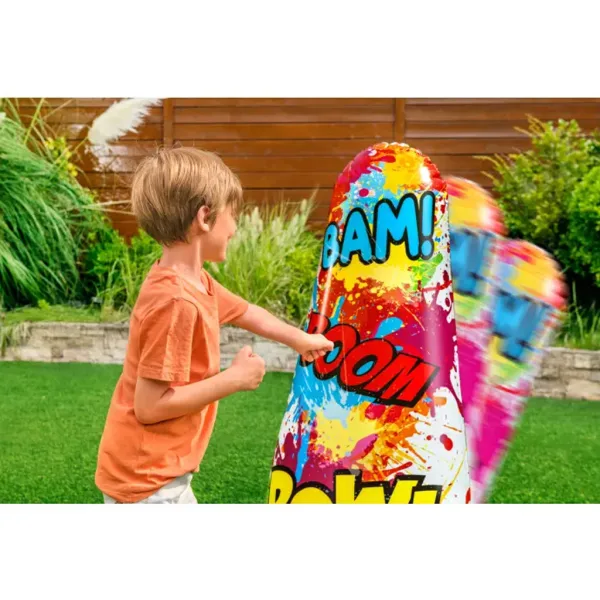 Bestway: Bob Bag™ Comic Blast napuhavajuća bokserska vreća 119 cm slika 3