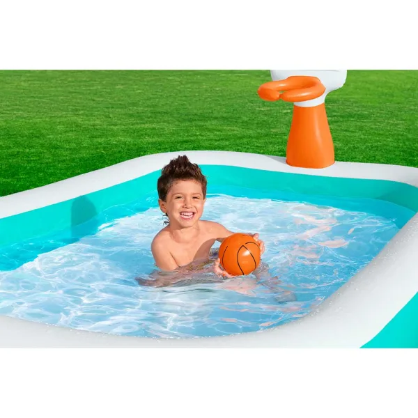 Bestway: Dunk N Splash™ bazen s košarkaškom pločom 251x168x102 cm slika 3