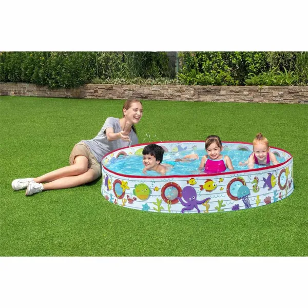 Bestway: Fill N Fun podvodni svijet bazen s tvrdim zidovima Ø 152 x 25 cm slika 4