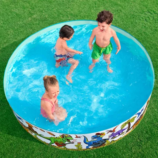 Bestway: Fill n Fun™ dinosaurus bazen s tvrdim zidovima Ø 183 x 38 cm slika 5