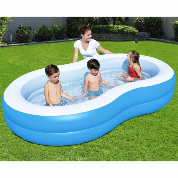 Bestway: Obiteljski bazen Lagoon, ovalni bazen s dva prstena, 262 x 157 x 46 cm slika 2