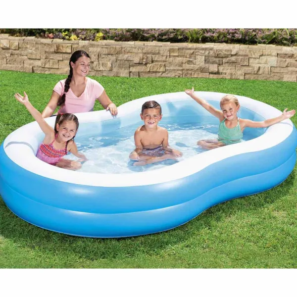 Bestway: Obiteljski bazen Lagoon, ovalni bazen s dva prstena, 262 x 157 x 46 cm slika 5
