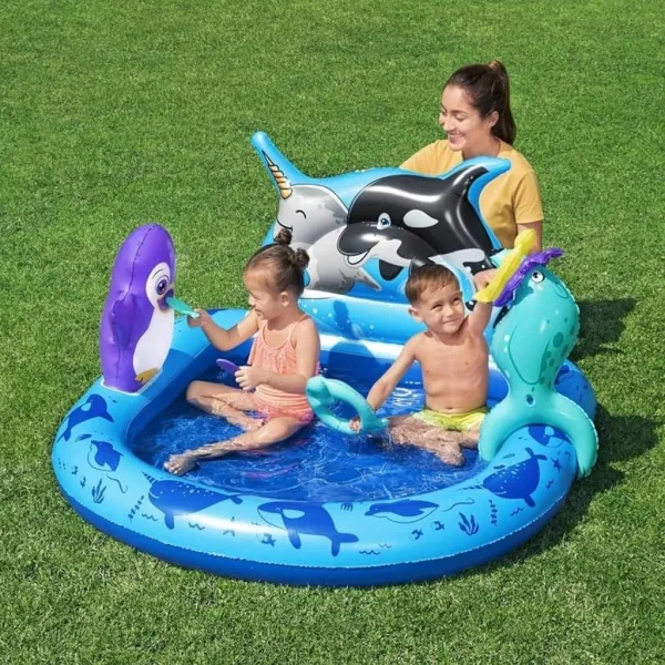 Bestway: Polar Pals napuhavajući bazen za igru 134×131×73 cm slika 2