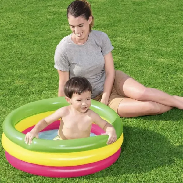 Bestway: Swim Squad™ troprsteni bazen za bebe Ø 70 x 24 cm slika 2