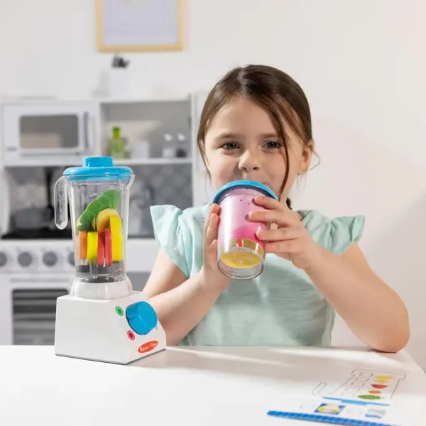 Blender za smoothie s drvenim dodacima - Melissa & Doug slika 5