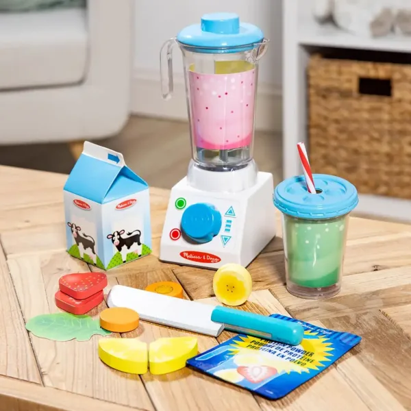 Blender za smoothie s drvenim dodacima - Melissa & Doug slika 6