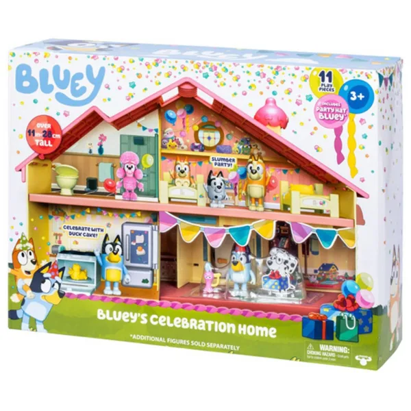 Bluey: Blagdanski obiteljski kućni set s figuricom Bluey u svečanom izdanju slika 2