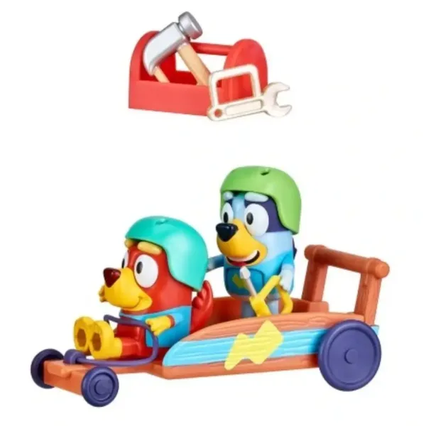 Bluey Gokart set s 2 figurice slika 2