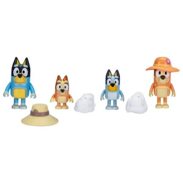Bluey: Obiteljsko putovanje set od 4 figure slika 2