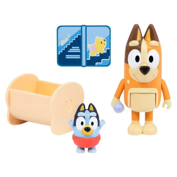 Bluey: Paket dvostrukih figura - Baby Bluey i Chilli slika 2