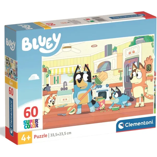 Bluey u kuhinji 60-dijelni Supercolor puzzle - Clementoni slika 1