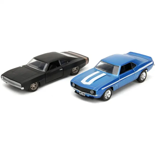 Brzi i žestoki: 1969 Chevrolet Camaro i 1968 Dodge Charger Widebody set od 2 komada u mjerilu 1/32 - Jada Toys slika 6