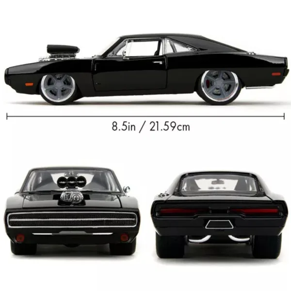 Brzi i žestoki: metalni model automobila 1970 Dodge Charger 1:24 - Jada Toys slika 4