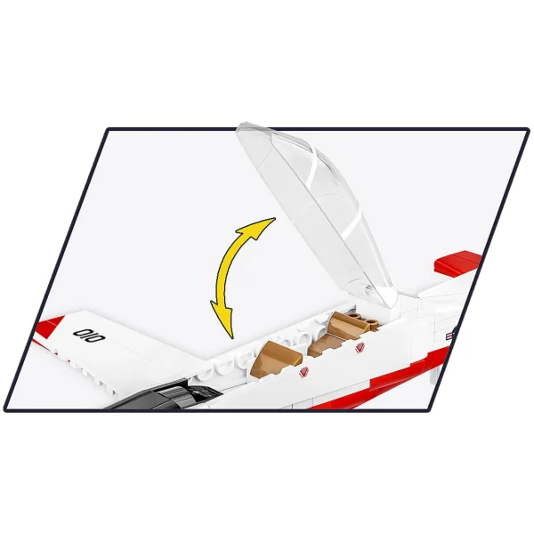 COBI: Beechcraft T-6 Texan II crveno-bijela građevinska igračka (26625) slika 3