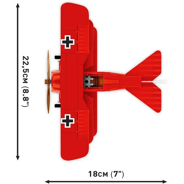 COBI: Fokker Dr. I „Crveni barun” set za slaganje (2996) slika 3
