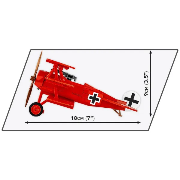 COBI: Fokker Dr. I „Crveni barun” set za slaganje (2996) slika 4