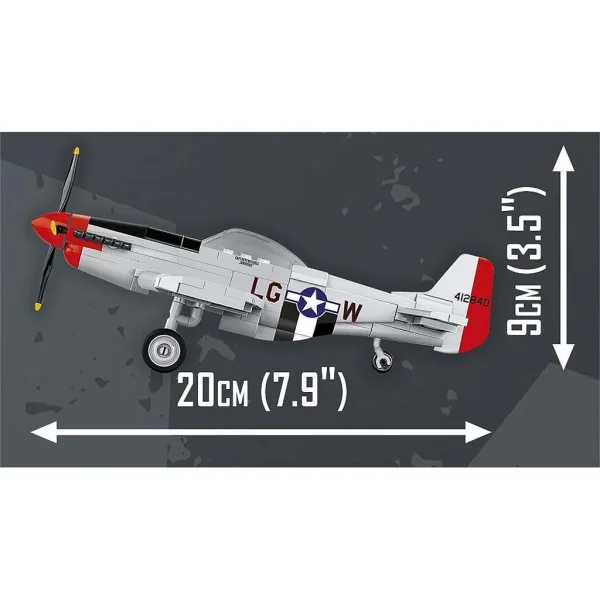 COBI: Mustang P-51D „TOP GUN: Maverick” konstrukcijska igračka avion (5847) slika 2