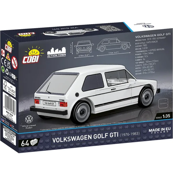 COBI: Volkswagen Golf GTI građevinska igračka (24614) slika 3