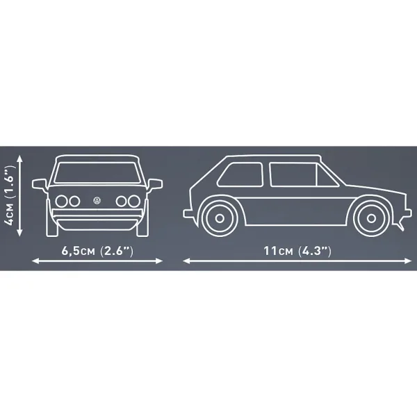 COBI: Volkswagen Golf GTI građevinska igračka (24614) slika 4